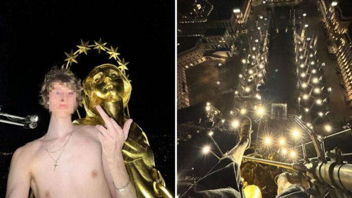 video-|-scala-il-duomo-di-milano-e-si-fa-un-selfie-con-la-madonnina:-l’ultima-impresa-(abusiva)-del-climber-dedelate